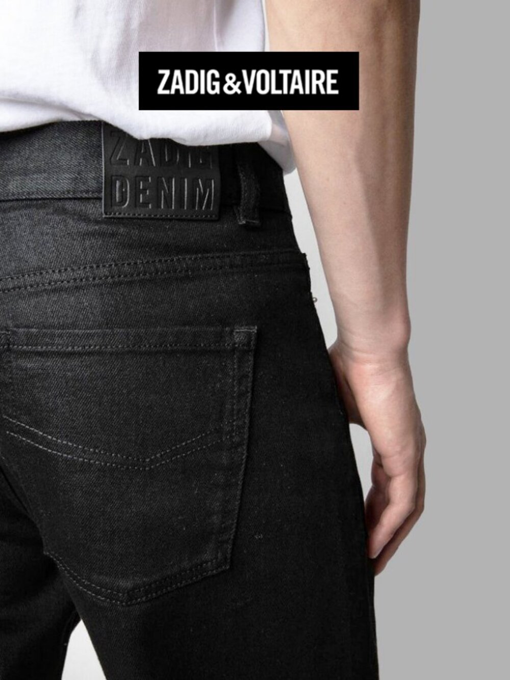 Zadig & Voltaire John Denim Eco Noir Jeans
